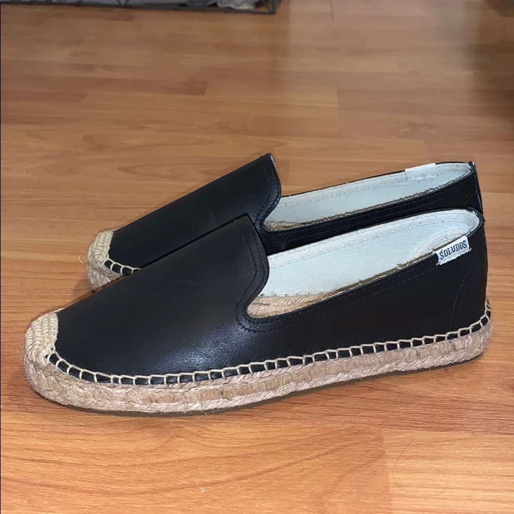 Soludos Leather Espadrilles